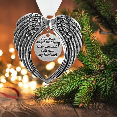 Christmas Memorial Hanging Ornaments Angel Wings